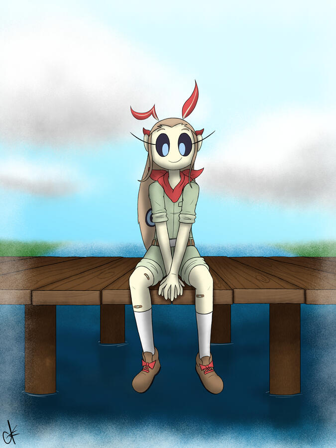 Leppie by the Water (Artfight Attack)