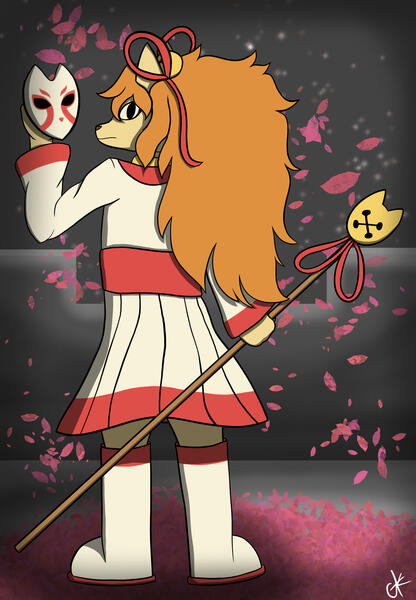 Shaded, Full Body, Complex Background